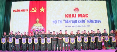 View - 	Quân khu 5 khai mạc hội thi “Dân vận khéo” năm 2024